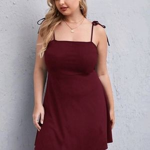 Burgundy Cami Dress